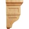 Ekena Millwork 5"W x 5 3/4"D x 10"H Medium Reyes Wood Corbel, Red Oak CORW05X05X10RYRO - alternate 3